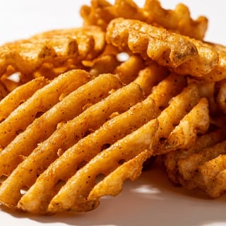 Waffle Fries with Cheese
