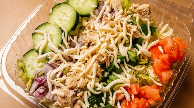 Grilled Chicken Salad - Ensalada de Pollo a la Parrilla.
